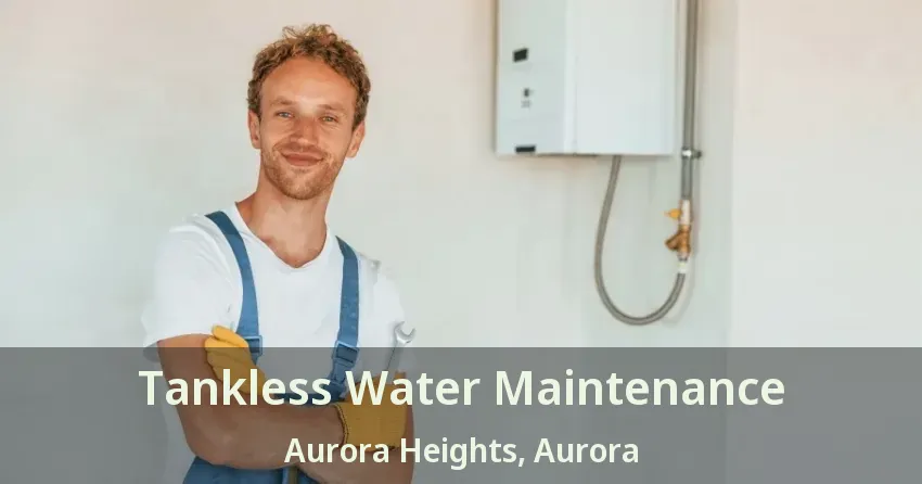 Tankless Water Maintenance Aurora Heights, Aurora - ON
